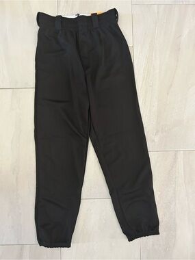 NEW Rawlings Men’s Baseball Black Elastic Waist Jogger Pants